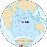 Location of Tiki Taki in Malibu Islands and in relation to Omigodtheykilledkenny (shaded in red)