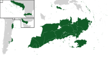 Regional Map showing Staynes.