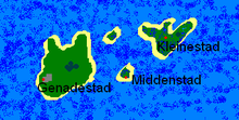 Map of the Grace Islands