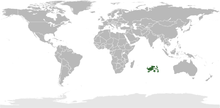 Location of Koana Islands