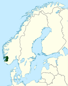 Location of Arendelle in Green