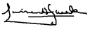 Prime Minister of Blozendland's signature