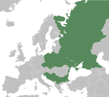The Pan Slavian Union in Europe (Green)