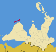Location of the Seafoam Islands in  Omerica